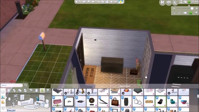 KITCHEN + LIVING ROOM | The Sims 4 Speed Build смотреть онлайн