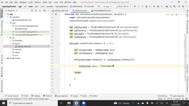 Kotlin Fixed Username and Password Login Part 4 Validation смотреть онлайн