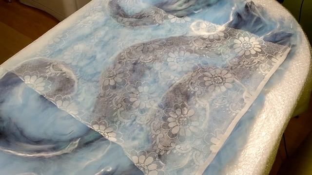 Мастер класс. Горжетка из шерсти своими руками. Шарф из шерсти. смотреть онлайн