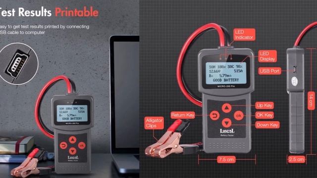 7 Тестер аккумулятора с Алиэкспресс Aliexpress Car Battery Tester Лучшие товары для авто Электроник смотреть онлайн