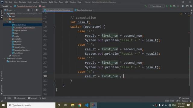 Building a Calculator using Switch statement. смотреть онлайн