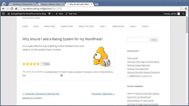 RatingWidget for WordPress: Plugin Setup and Overview смотреть онлайн