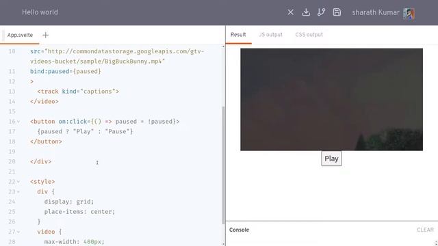 Svelte Media Bindings - Svelte Tutorial 6.3 смотреть онлайн