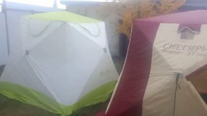 Обзор палаток лотос и снегирь 3 т лонг.