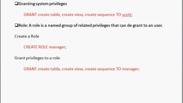 Oracle 11g XE Chapter 5 - TCL DCL Select смотреть онлайн