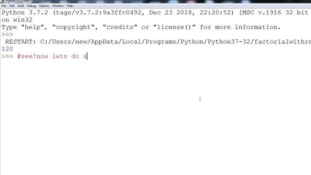 How to create factorial program in python tutorial смотреть онлайн