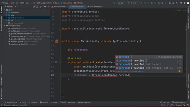 How to generate random integers within a specific range in Java on Android Studio смотреть онлайн