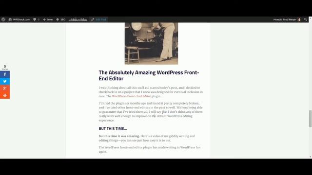 WordPress Front-End Editor Demo 2 смотреть онлайн