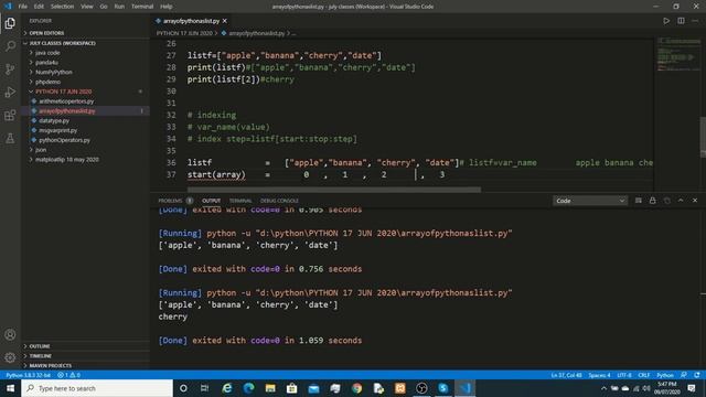 PY4 | PYTHON | PYTHON LIST DATA TYPE AND FUNCTIONS part-1 смотреть онлайн