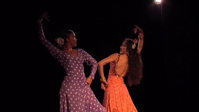 Sevillanas Spanish Flamenco Dance - Demonstration For 'Flamenco - You Can Do It!' By Puela Lunaris
