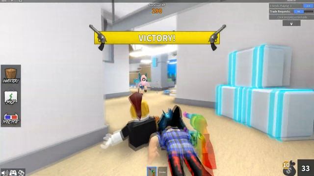 НЕОЖИДАННАЯ КОНЦОВКА В Murder Mystery 2 - ТАЙНА УБИЙСТВА 2 ROBLOX смотреть онлайн