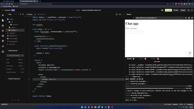 Real-time Chat application using NEXTJS and Socket.io смотреть онлайн