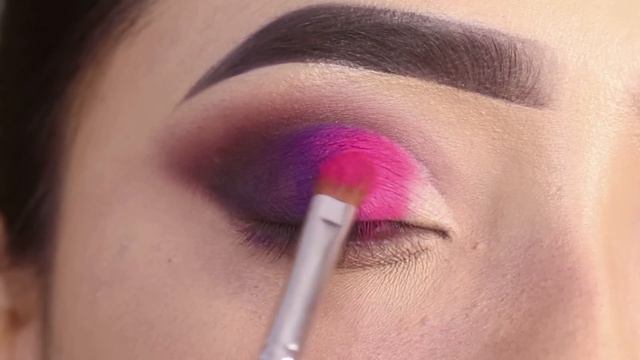 SMOKEY PINK PURPLE WEDDING MAKEUP LOOK || EASY AND SIMPLE EYE MAKEUP || SHILPA смотреть онлайн