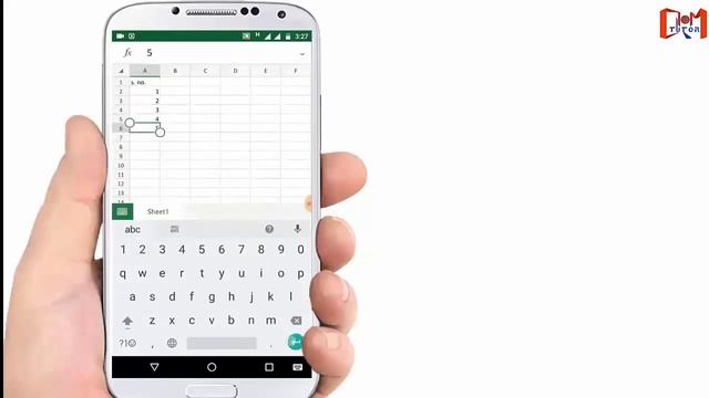 How to OPEN/EDIT Excel Files on an Android Phone or Tablet│Microsoft Excel App tutorial in HINDI смотреть онлайн