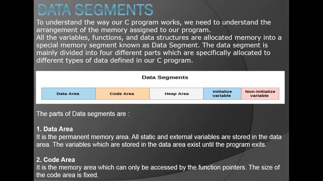 Learn data segment in c programming (Hindi) смотреть онлайн