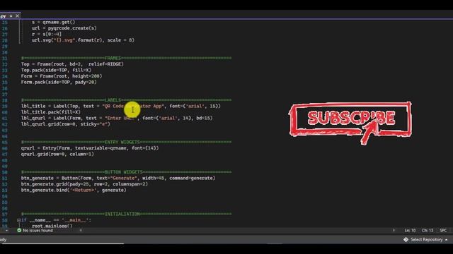 Simple QR Code Generator App in Python Free Source Code смотреть онлайн
