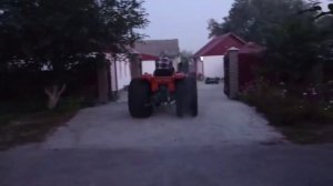 Шины низкого давления на минитрактор Kubota, первый выезд.