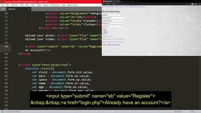 Creating Registration form & add validation - PHP Crud Operations_Select_Insert_Update_Delete_Login смотреть онлайн