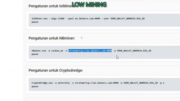 Mining Aeternity, Coin AE Pool Mining 2 Miners