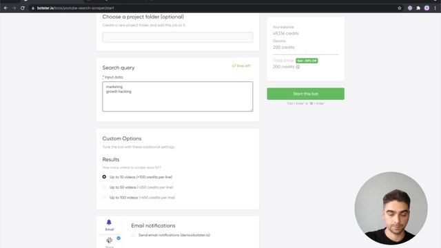 YOUTUBE SCRAPER | YOUTUBE VIDEO DATA SCRAPING | SEARCH SCRAPER TUTORIAL #NOCODE смотреть онлайн