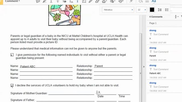 Fill in and Sign eForm using Adobe Acrobat Reader смотреть онлайн