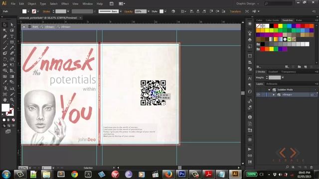 Book cover design in photoshop and illustrator part3 смотреть онлайн