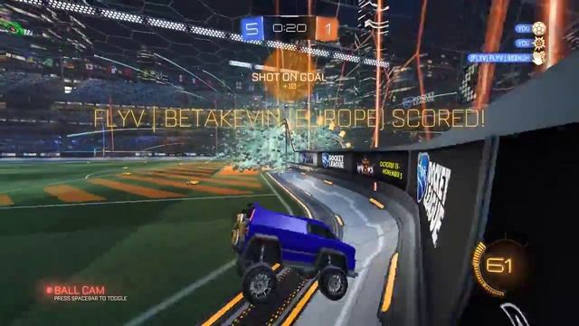 Rocket League Turtle Roll Goal смотреть онлайн