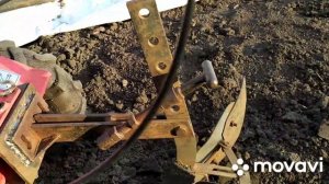 Посадка картофеля мотоблоком Агат