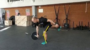 Наклон на 1 ноге лэндмайн