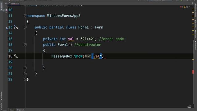 Microsoft C# .NET ToString Method - Label Class - MessageBox смотреть онлайн
