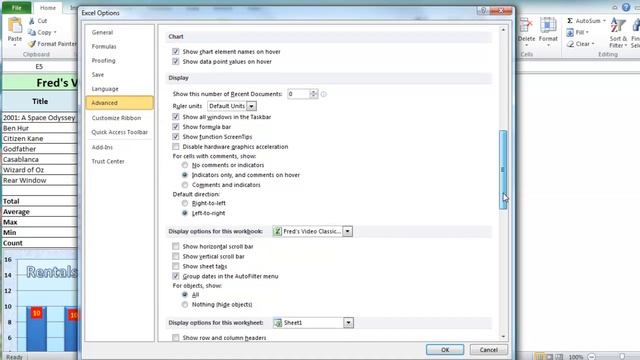 Excel Tip #009 - Customise Excel Show/Hide Worksheet Objects - Microsoft Excel 2010 2007 2013 смотреть онлайн