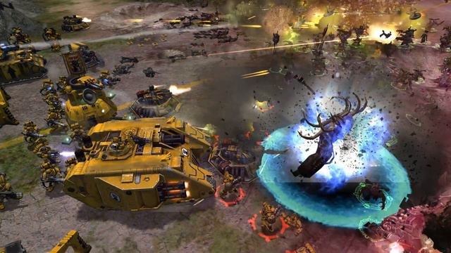 MEGA MASSIVE BATTLE: Imperial Fists vs Army of Nurgle! - Warhammer 40K: Dawn of War: Soulstorm смотреть онлайн