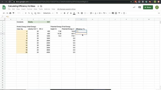 Criteria C Help for Y8 - Calculating Efficiency using Sheets/Excel смотреть онлайн