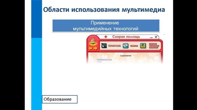 Информатика 6класс Мультимедийные технологии