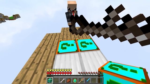 КАК ВЫЖИТЬ НУБУ НА 1 Алмазном ЛАКИ БЛОКЕ В МИРЕ В МАЙНКРАФТ?КАК ВЫЖИТЬ В MINECRAFT? ТРОЛЛИНГ ЗАЩИТА