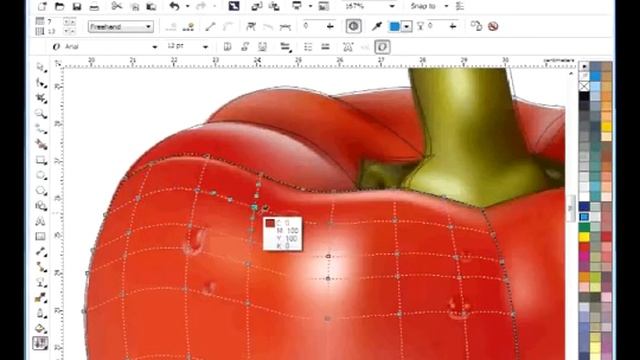 CorelDraw Mesh Tool Quick Tutorial смотреть онлайн