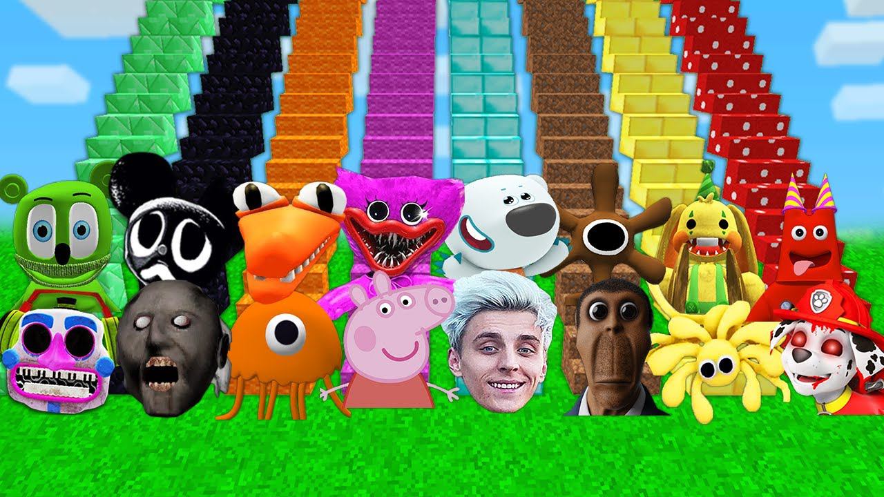 ВЫБЕРИ ПРАВИЛЬНУЮ ЛЕСТНИЦУ В МАЙНКРАФТ ЗОМБАК смотреть онлайн