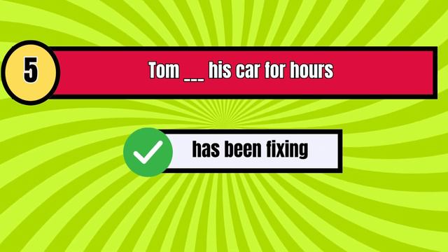 Present Perfect Continuous | Present Perfect Continuous Tense In English | Grammar test #3 смотреть онлайн