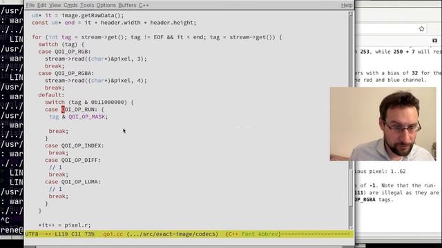 Live C++ code: Implementing QOI - Quite OK Image Format for ExactImage! on Apple Silicon M1 Max! смотреть онлайн