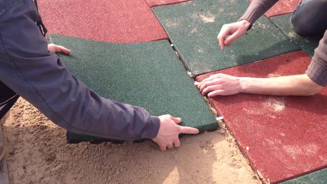 Монтаж резиновой Плитки смотреть онлайн