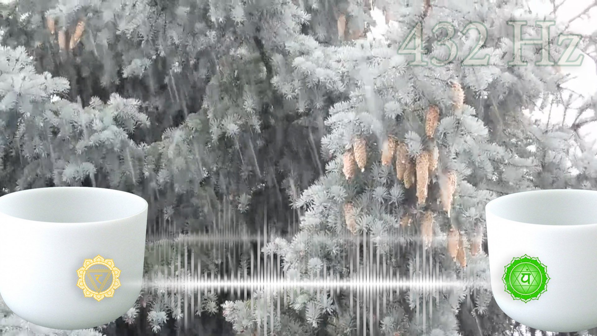 Музыка релакс, расслабляющая и успокаивающая нервную систему ??432 Гц Хрустальные поющие чаши и до