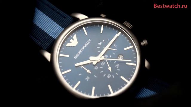 Обзор кварцевых хронографов Emporio Armani AR1948 и AR1949 смотреть онлайн