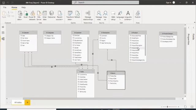 How to create Table Relations in Power BI смотреть онлайн