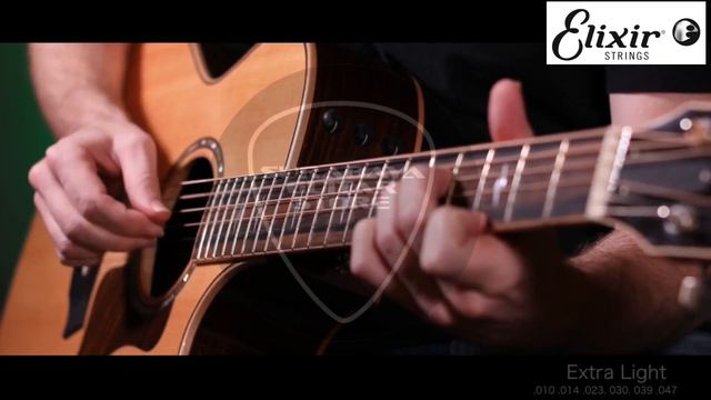 Senar Gitar Akustik Elixir Nanoweb Extra Light 0.10 (Phosphor Bronze) смотреть онлайн
