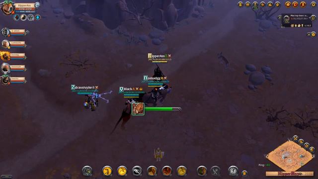 Albion Online group PVP - Альбион Онлайн групповой ганг смотреть онлайн