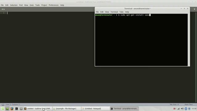 How to install and use sass in linux mint. смотреть онлайн