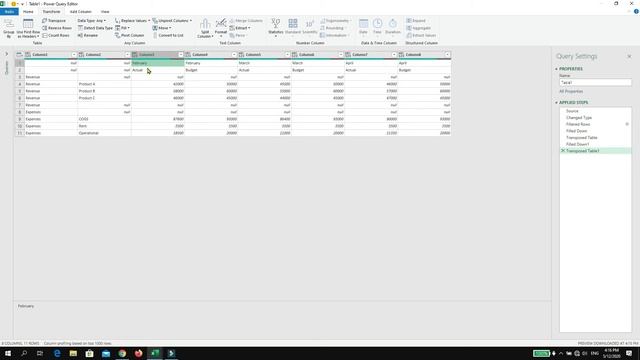 Power BI: cleaning and transforming financial data in Power Query смотреть онлайн