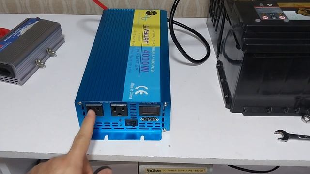 Ligando Novo Inversor Lvyuan 4000 Watts /Onda Senoidal Pura Direto Do Brasil!