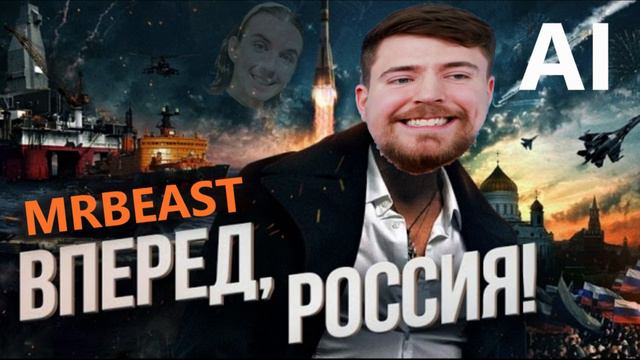 Мистер Бист поёт Газманов - Вперёд, Россия! (AI кавер, prod. by @REFRES123 ) смотреть онлайн