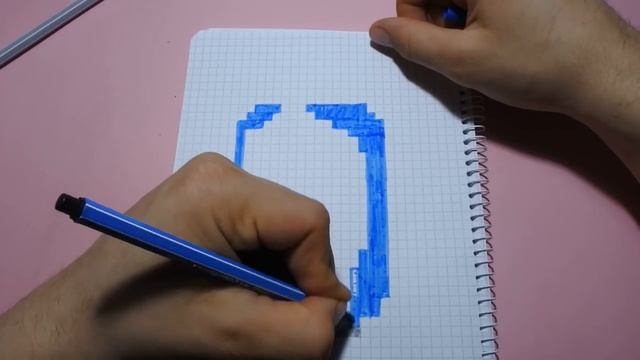 Рисуем по клеточкам- ПЕПСИ (PEPSI) PIXEL ART! смотреть онлайн